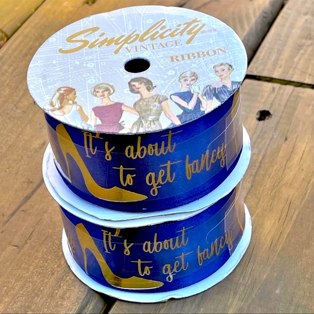 2 Rolls Simplicity Ribbon It’s about to get fancy